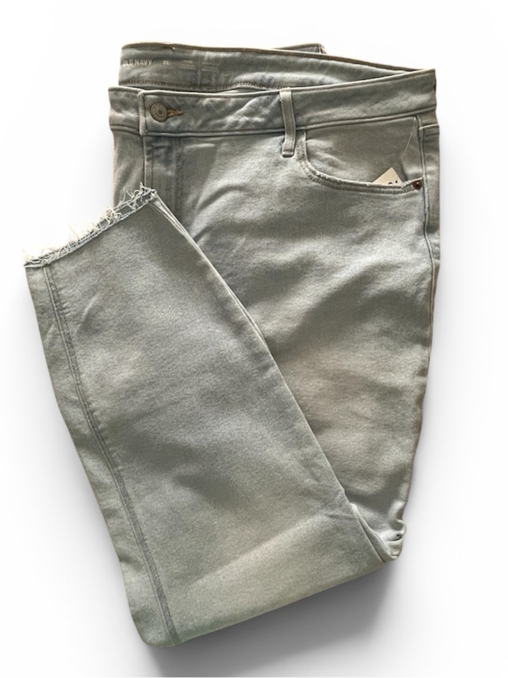 Old Navy Women’s Rockstar Mid Rise Super Skinny Jeans Light Wash Size 22 NWT